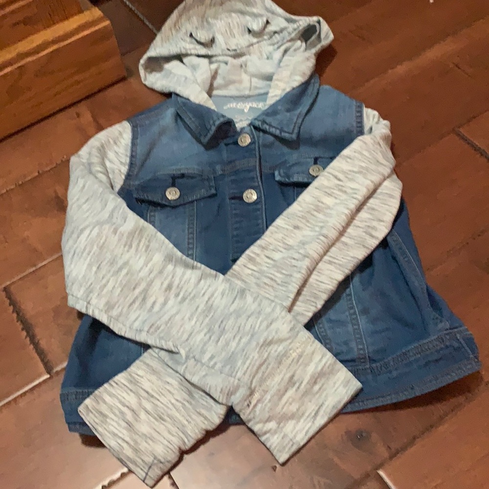 Cat and Jack cloth and denim jacket